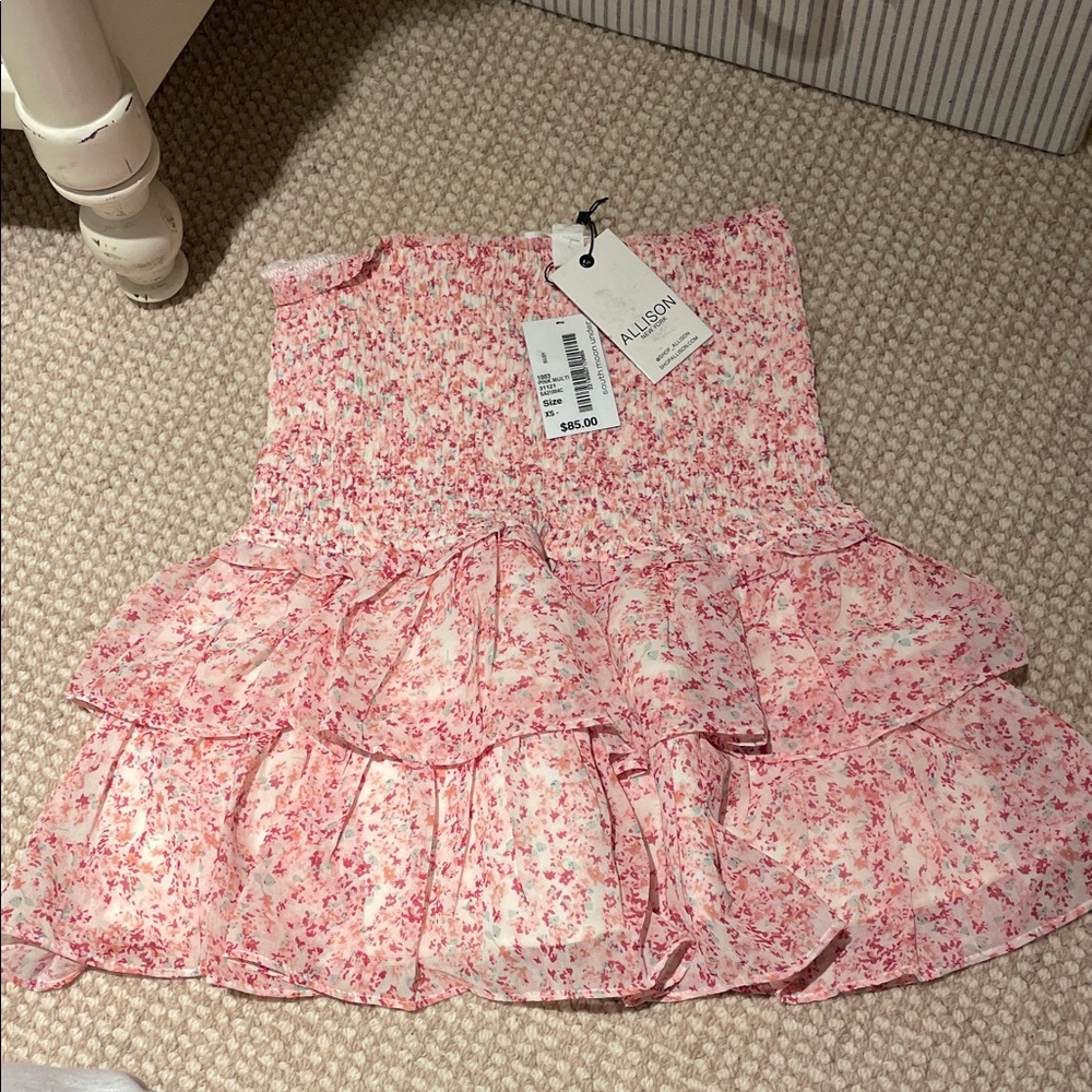 Allison Pink Floral Women's Skirt